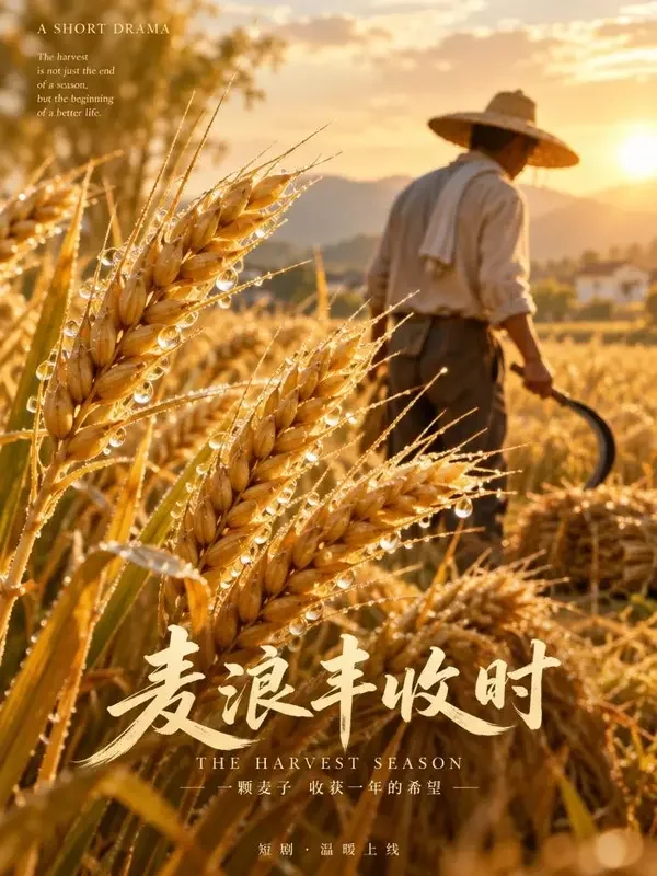 《麦穗金黄时》- 黄果短剧年代记忆短剧封面 《麦穗金黄时》- 黄果短剧年代记忆短剧封面